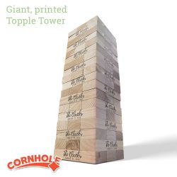 Personalized Guestbook 2 Giant Topple Tower